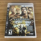 WWE Legends of Wrestlemania PS3 PlayStation 3 Complete CIB