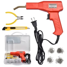 Plastic Welder Kit for Bumper Repair, 700 Staples, Hot Stapler Welding Gun, P...