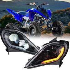 LED-Scheinwerfer Lampe für Yamaha Raptor YFZ 450 700R YFM 250 350 700 2006-2024