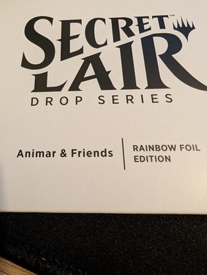 MTG Animar and Friends Secret Lair Rainbow Foil Edition New/Sealed