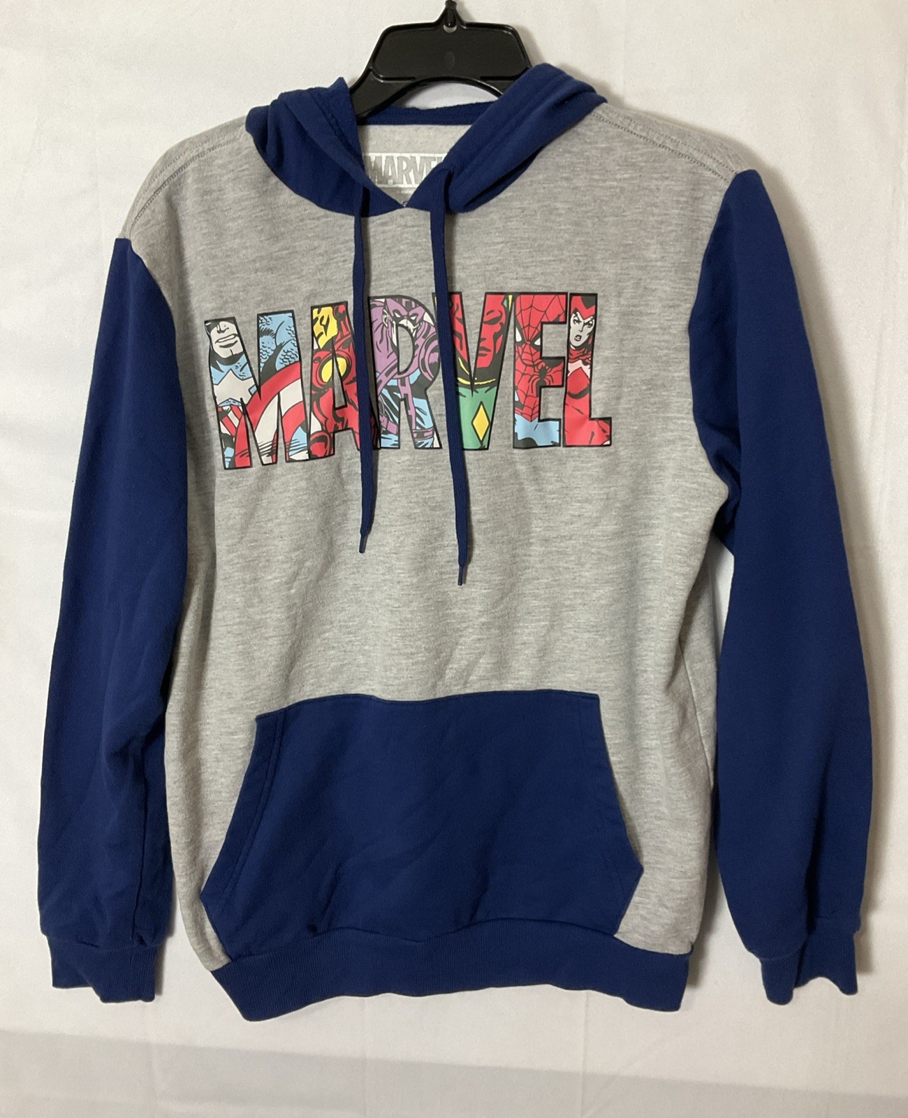 Marvel Characters Logo Graphic Pullover Hoodie Me… - image 3