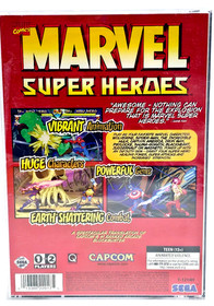 Marvel Super Heroes (Sega Saturn, 1997) Complete w Reg Card