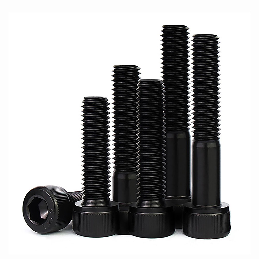 M10 x 1mm/1.25mm Fine Pitch Black Allen Bolt Socket Cap Screws High Tensile 12.9