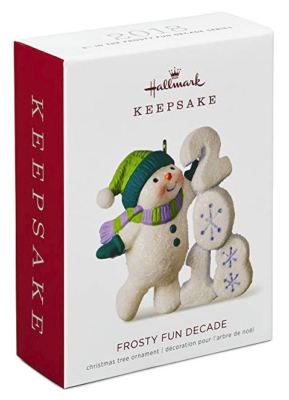 Hallmark Frosty Fun Decade 2018  Keepsake Ornament  2018