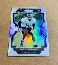 2021 Panini Prizm 409 Racey McMath Rookie Silver Prizm Tennessee Titans