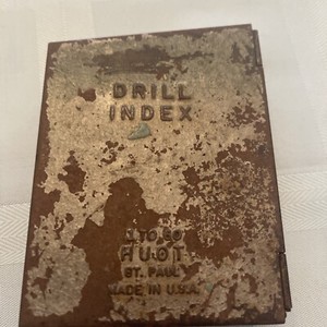 vintage HUOT DRILL INDEX