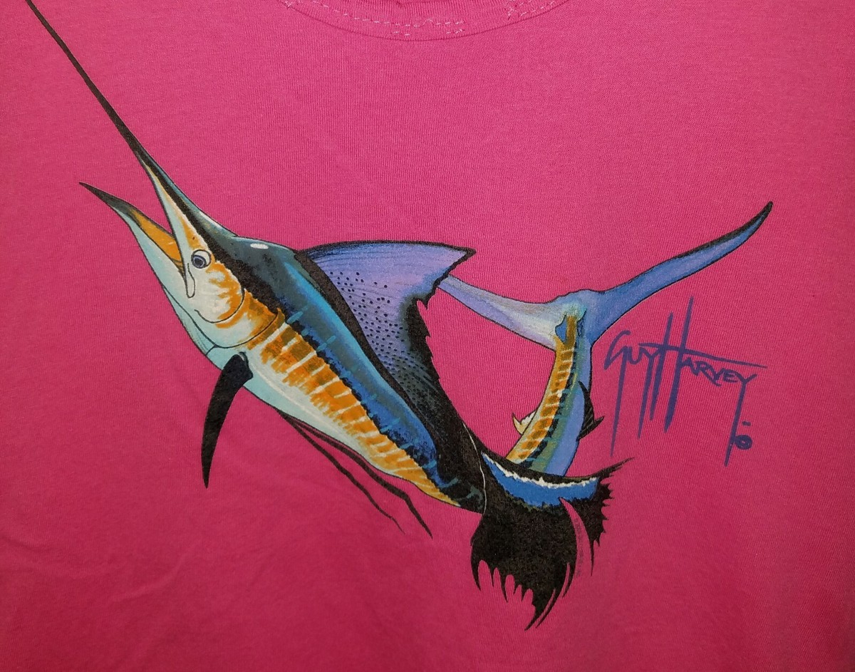 Men's Size Medium Pullover shirt Guy Harvey Bluewater Tank Top