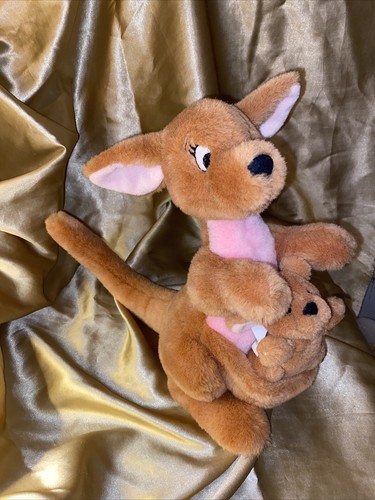 Vintage Kanga and Roo Plush Walt Disney Company 12” Stuffed Kangaroo & Baby - Picture 2 of 6
