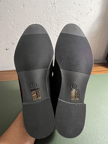 Mocassini donna Centro Point Penny tacco basso blocco scarpe da lavoro slip-on taglia 8 - Foto 6 di 9