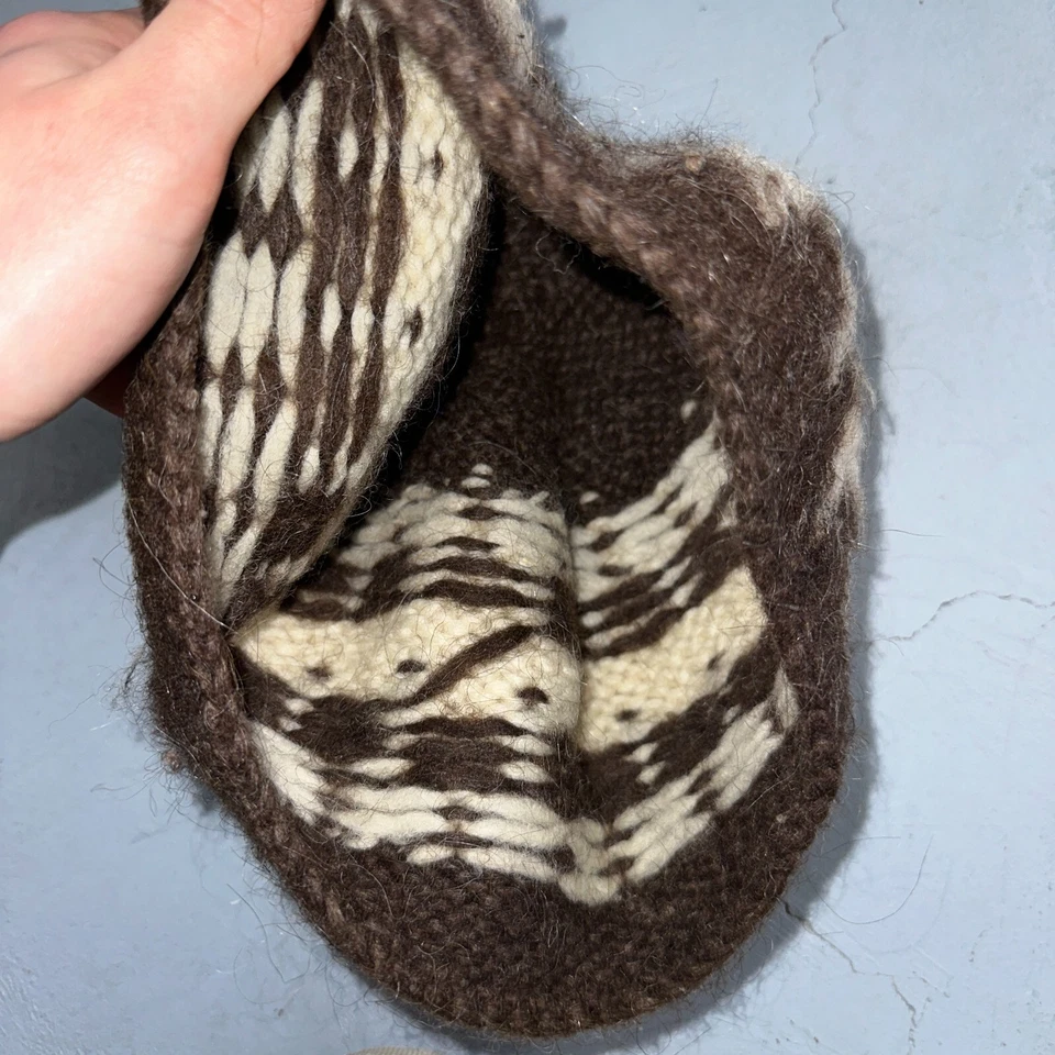 De Colección Años 60 70 Lana Tejido a Mano Invierno Gorro Sombrero OSFM Rockabilly Cálido Grunge Básico Foto 4 de 4