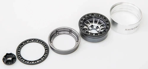 4 Stück Aluminium 1,9 Zoll Beadlock Felge 1/10 RC Crawler Auto SCX10 RR10 TRX4 TRX6 - Bild 32 von 35