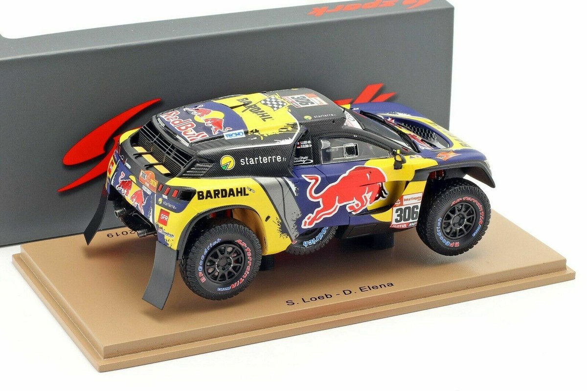 Spark Model PEUGEOT 3008 DKR N.306 3rd Dakar 2019 S.loeb-d Spark Model PEUGEOT 3008 DKR N.306 3rd Dakar 2019 S.loeb-d