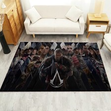 Assassin's Creed Area Rug, Playstation Xbox Gaming Decoration, Cool Rug