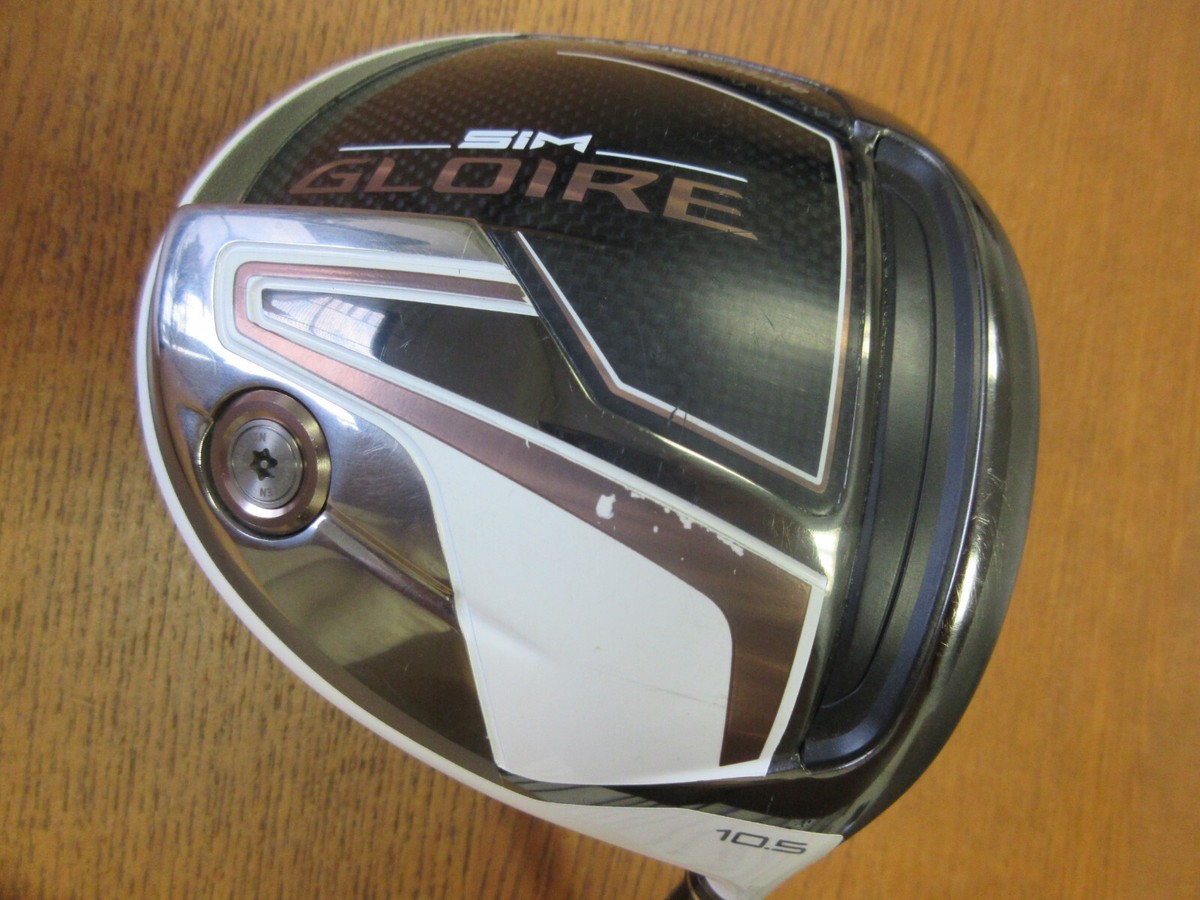 TaylorMade SIM GLOIRE 1w 10.5° FLEX SR USED Taylormade SIM GLOIRE 10.5° Driver AIR SPEEDER SR Flex