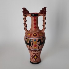 Anfora biansata in ceramica - Paolo Loddo - Dorgali - Anni '50 (cod. 1567)