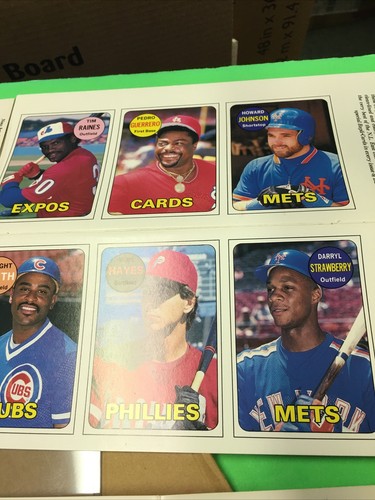 1990 BBC Magazine Repli-Cards Uncut Insert Sheets Lot - Picture 3 of 19