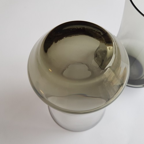 Mid Century Swedish retro vintage tumbler glasses Vintage smokey Nordic design - Picture 10 of 17