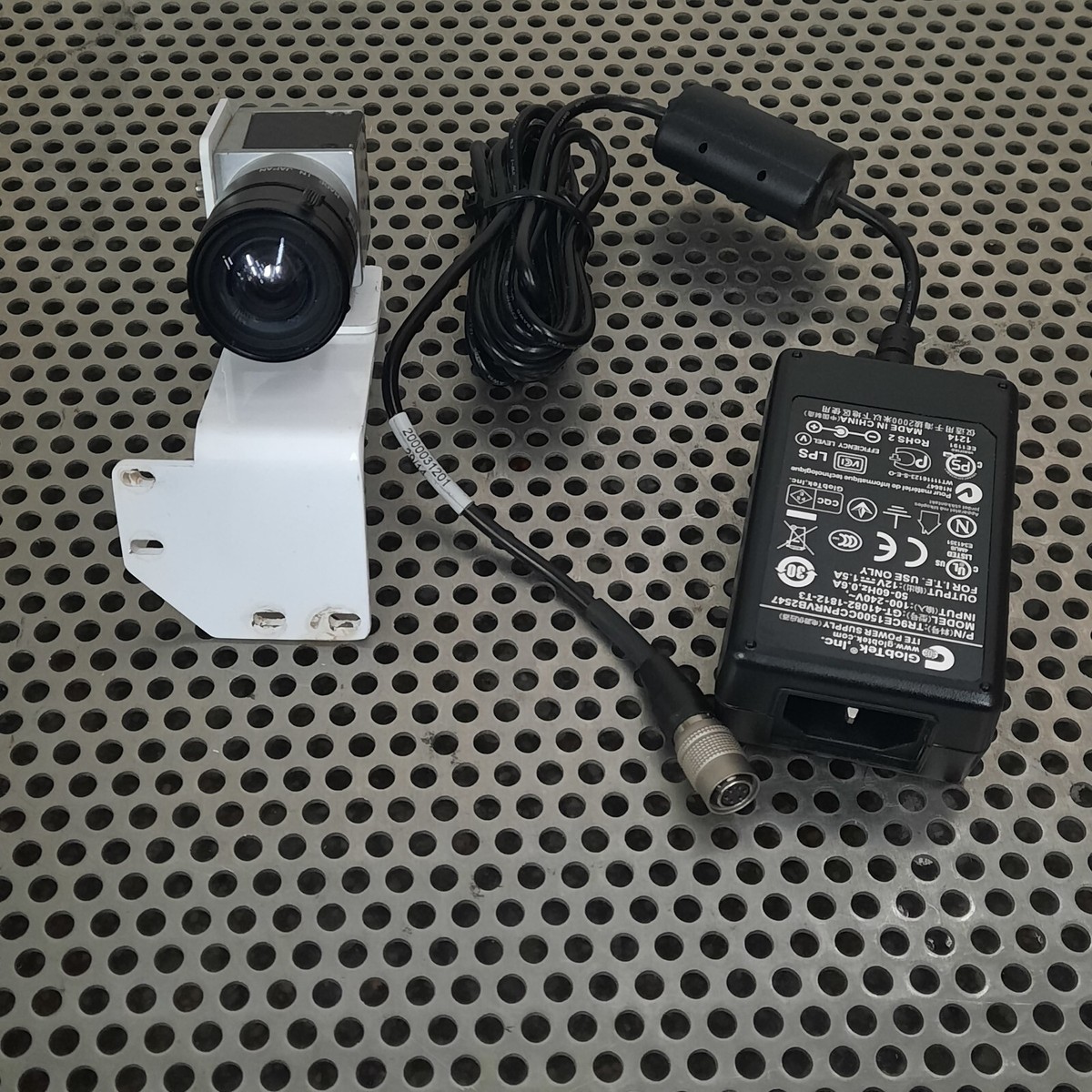 Basler acA1300-30gm Camera + Kowa LM16HC F1.4 Lens + GlobTek Power