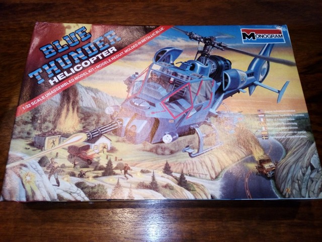 blue thunder helicopter model kits