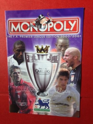 2000/2001 Premier League Edition Monopoly Anleitung Regelheft Buch Guide