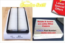 COMBO SET Engine & Cabin Air Filter for ACURA MDX 2014-2015 PERFECT FIT