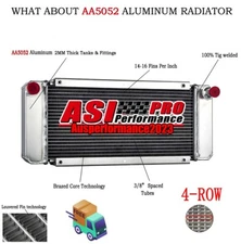 4 Row Radiator For Bobcat Skidsteer 443 453 463 543 553 #6563691,6678670,6677347