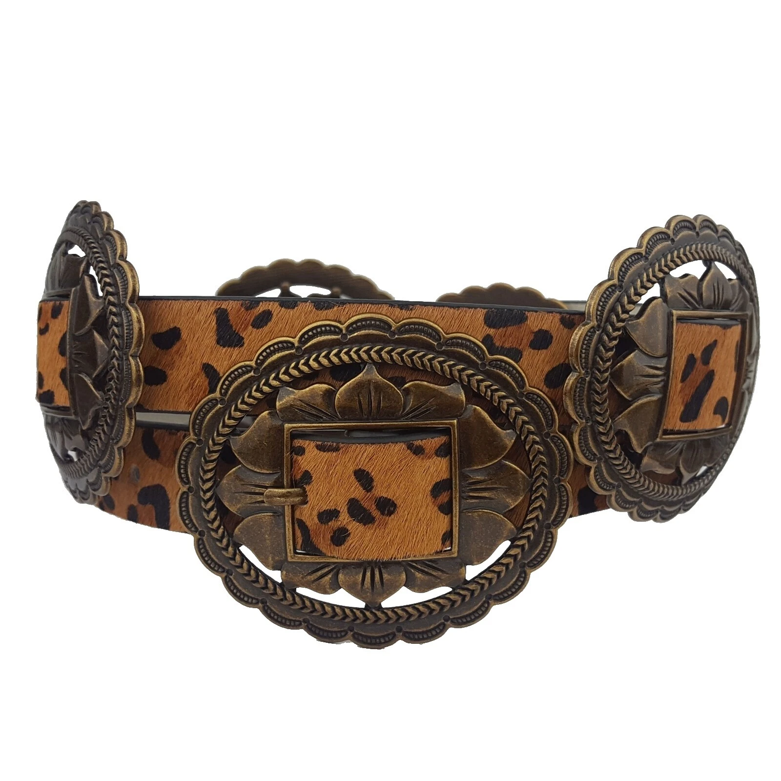 Mujer Cinturones Cinturón Concho Sólido