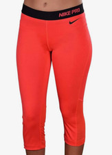 NOWE LEGGINSY NIKE PRO [S] Damskie HYPERCOOL Yoga Capris-Laser Crismon 589376-603