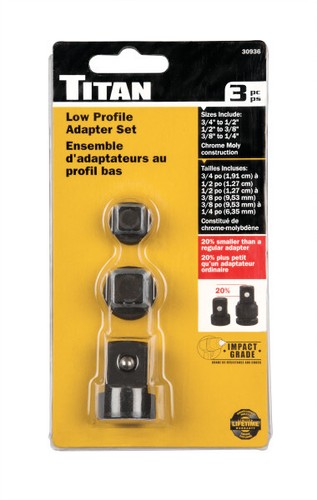 Titan 30936 Low Profile Adapter Tool Kit Set - Picture 3 of 4