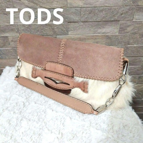 Tod'S Schultertasche Fell Wildleder Kette One
