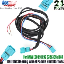 For BMW E90 E91 E92 335i 335xi E84 Retrofit Steering Wheel Paddle Shift Harness