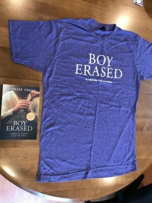 Boy Erased Book (Movie Tie-In): A Memoir of Identity, Faith & Family + T-Shirt
