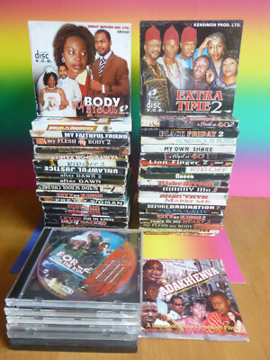 Über 40 Filme aus Lagos - Video CD Compact Disc Filme (  schönes DVD Konvolut )