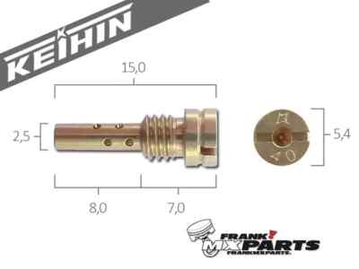 Original Keihin Leerlauf düse FCR racing Flachschieber Vergaser 33 35 37 39 41