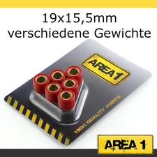 Variomatikrollen 19x15,5 Piaggio 50 2Takt 4Takt Gewichte von 3,5-9,0g wählbar