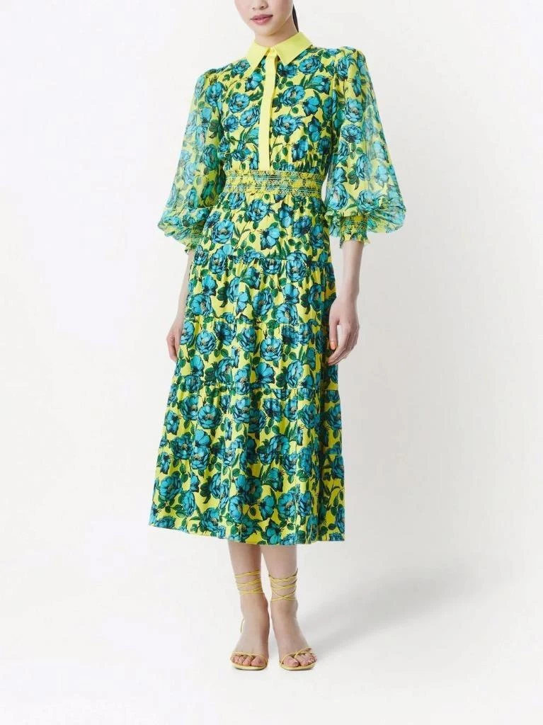 GLAM! Alice + Olivia Anaya Collared Tiered Dress size 0,2,4,6,8,10 | eBay