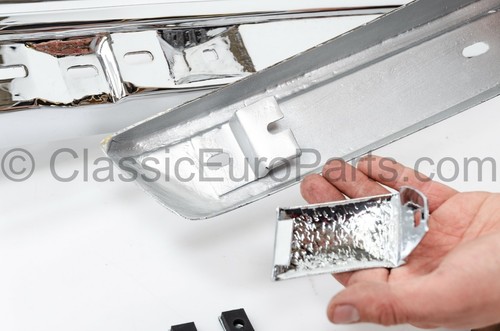 Chrome Euro bumper conversion set for BMW E28 518 520 525 528 533 535 M5 NEW - Picture 9 of 16