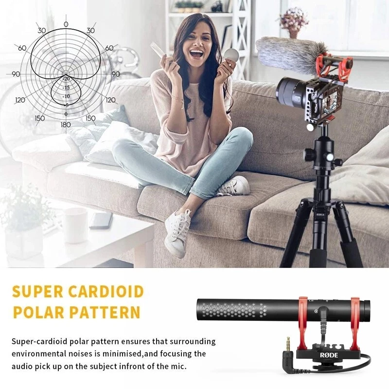 Micrófono de escopeta Rode VideoMic NTG para cámara DSLR teléfono inteligente Foto 4 de 4