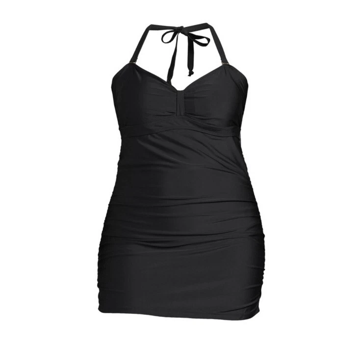 Traje de baño de una pieza para mujer VESTIDO DE BAÑO de Nicole Miller Foto 3 de 4