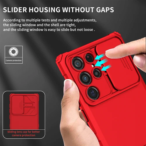 For Samsung Galaxy Note 20 N981 SmartPhone Case CAMERA LENS CASE+BRACKET RED US - Bild 4 von 16