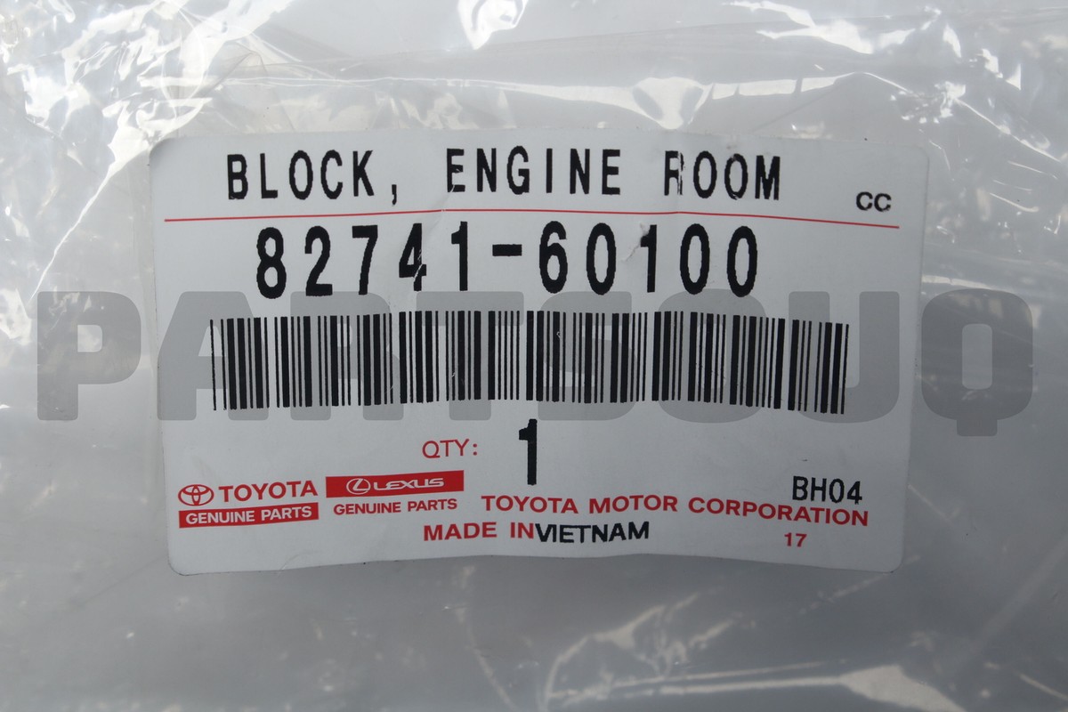 8274160100 Genuine Toyota BLOCK ENGINE ROOM 82741-60100 | eBay