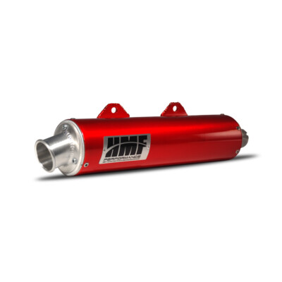 HMF for Yamaha Raptor 660 2001-2005 Candy Red Slip On Exhaust