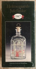 Holmegaard Weihnachtsflasche Juleflaske Christmas Bottle 1987 Dänemark NEU OVP