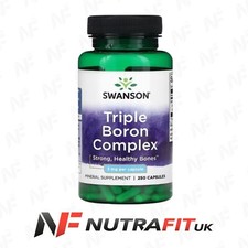 SWANSON TRIPLE BORON COMPLEX 3 mg mineral support strong healthy bones 250 caps