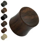 3-25mm Plug Wood Horn Flesh Tunnel Tube Holzplug Braun Black Ebony Palm