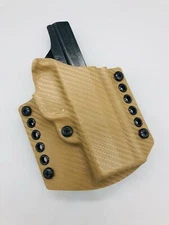 FN Reflex XL - Coyote Carbon Kydex OWB Outside Waistband Holster US Veteran Made