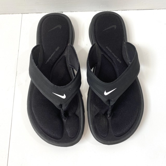 Nike Comfort Footbed Womens Comfort Thong Size 10 Black Sandals | eBay