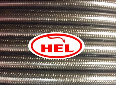 CARBON HEL GEFLOCHTENE BREMSLEITUNG AUF BESTELLUNG CUSTOM SPECS UNI BANJOS BIS ZU 1,5 M