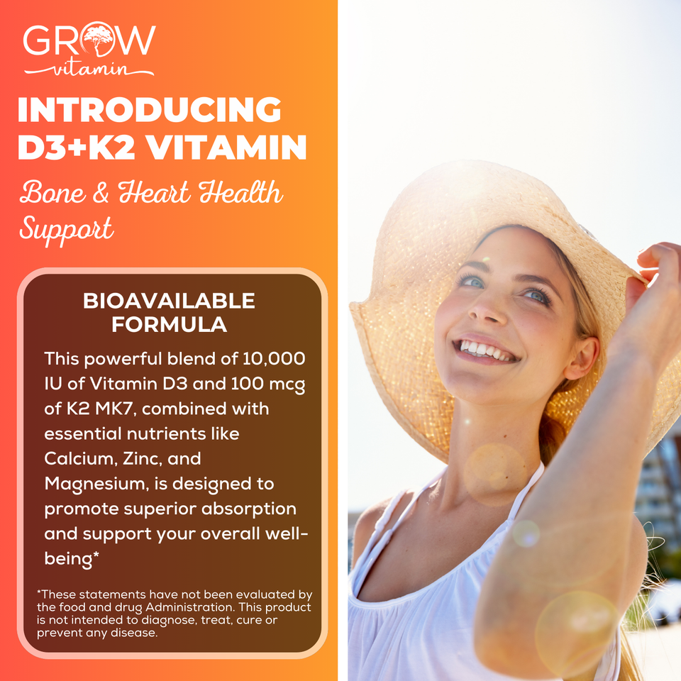 Dr. Berg Vitamin D3 & K2 With Magnesium And Zinc – 120 Capsules, Immune & Bone Support