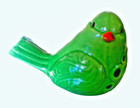 Green Ceramic Bird Pomander. Vintage Inspired Decorative Figurine. — photo 4